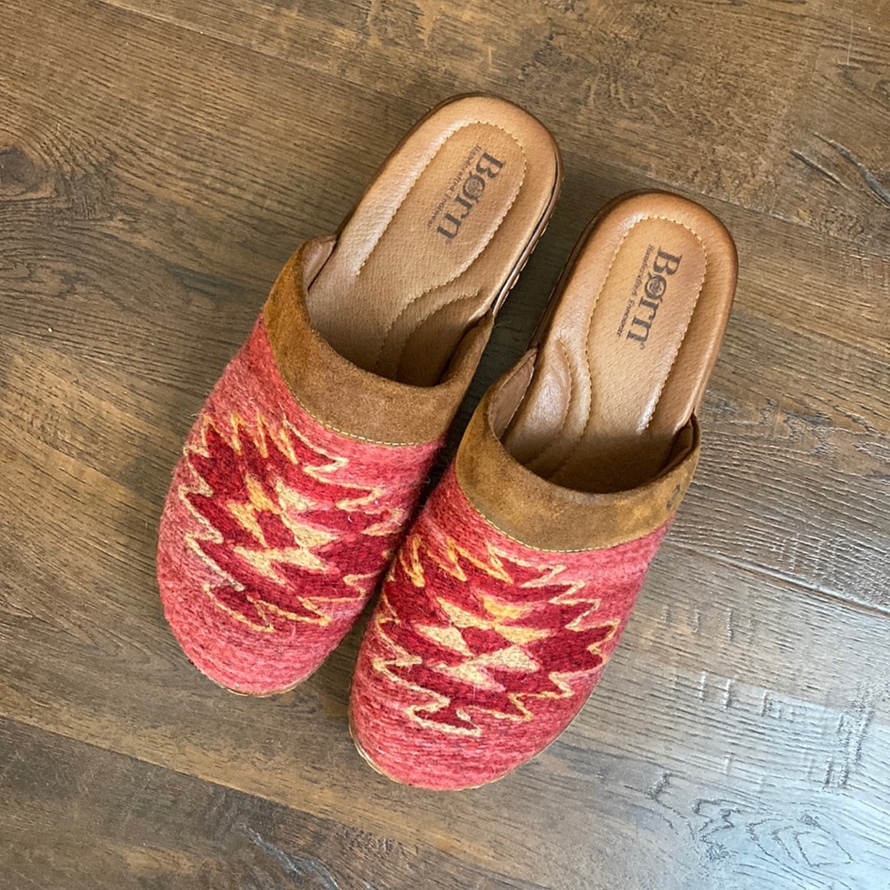 DONATED - Born Brandy clogs